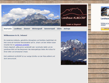 Tablet Screenshot of landhaus-almdorf.at